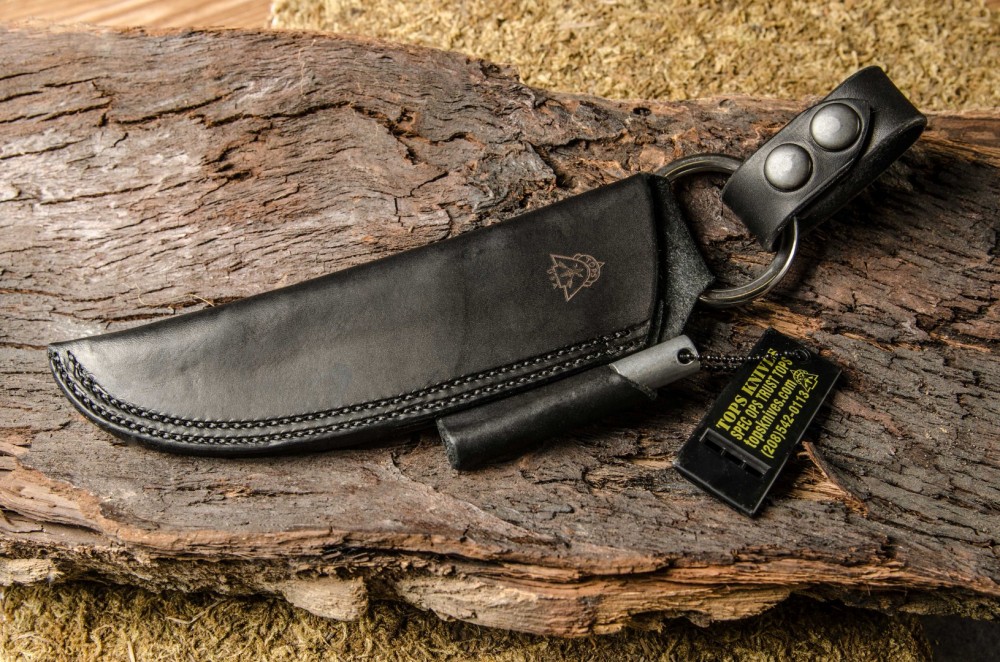 Leather Bushcraft Pouch Accessories - TOPS Knives Tactical OPS USA