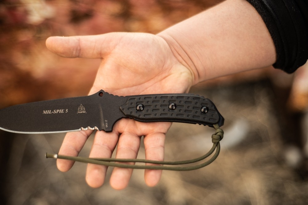 MIL-SPIE 5 Knife - TOPS Knives Tactical OPS USA